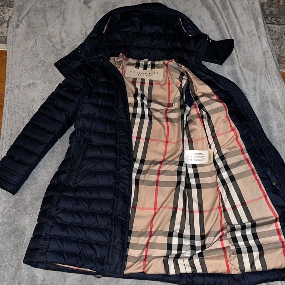 Burberry Brit coat , size S , Blue navy